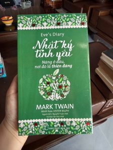 nhật ký tình yêu mark twain, eve's diary sách, sách tình yêu kinh điển, sách văn học nhẹ nhàng, sách hay về tình yêu