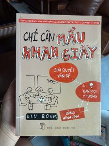 chỉ cần mẩu khăn giấy, sách tư duy hình ảnh, kỹ năng giải quyết vấn đề, sách kỹ năng kinh doanh, visual thinking, Dan Roam