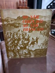 50 năm chiến đấu 50 năm thắng lợi, sách lịch sử việt nam xưa, sách cách mạng việt nam, sách tư liệu chiến tranh, sách cổ việt nam, sách lịch sử hiếm, sách tuyên truyền lịch sử, sách sưu tầm