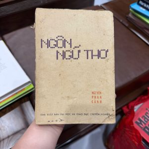 ngôn ngữ thơ nguyễn phan cảnh, sách nghiên cứu văn học việt nam, sách phê bình thơ, sách ngôn ngữ học thơ ca, sách văn học cũ hiếm, sách nghiên cứu văn học, sách sưu tầm văn học việt nam, sách học văn chuyên sâu, sách cũ giá trị cao