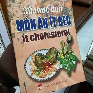 sách nấu ăn ít béo, thực đơn giảm cholesterol, sách dinh dưỡng sức khỏe, sách ăn kiêng, sách nấu ăn gia đình, sách cũ giá tốt, sách ẩm thực Việt Nam