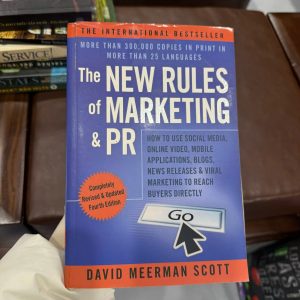 The New Rules of Marketing & PR, sách marketing hay, sách PR, digital marketing book, sách kinh doanh quốc tế, sách marketing tiếng Anh