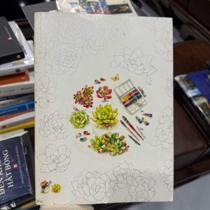 SỔ MINH HỌA SEN ĐÁ – NOTES OF SUCCULENTS (MORI GIRL’S ART LIFE) - K3