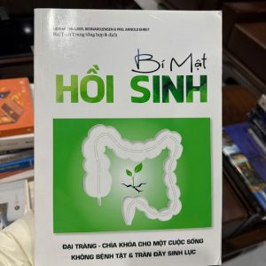 Bí mật hồi sinh, sách chăm sóc đại tràng, sách sức khỏe tự nhiên, thải độc cơ thể, làm sạch ruột, Bernard Jensen, sách dinh dưỡng, sách chữa lành, sức khỏe đường ruột